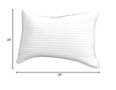 Beckham Hotel Collection Bed Pillows King Size Set of 2 - Down Alternative Bedding Gel Cooling Big Pillow for Back, Stomach or Side Sleepers